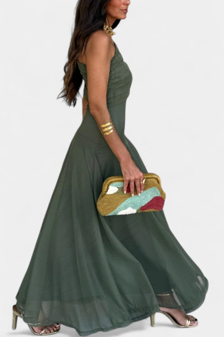 Women's Strapless Summer Dress