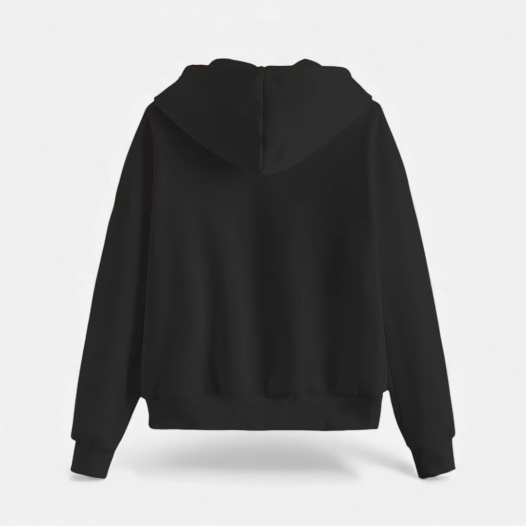 Women’s Casual Zip-Up Knit Hoodie for Autumn/Winter