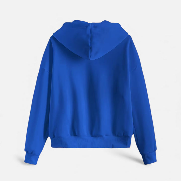 Women’s Casual Zip-Up Knit Hoodie for Autumn/Winter