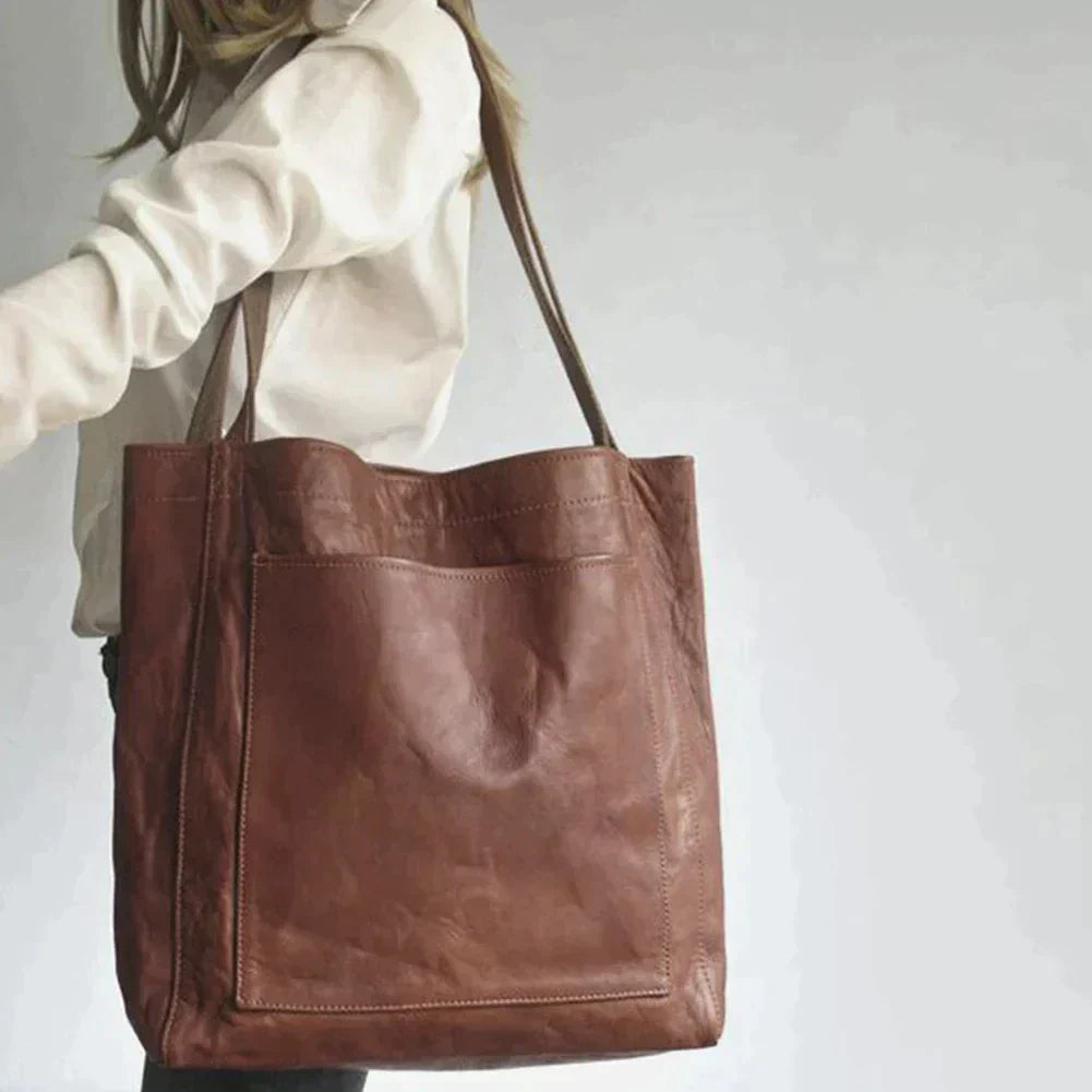 Elegant leather handbag for women