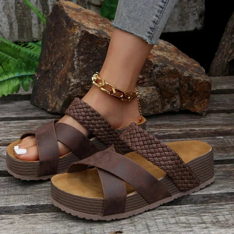 Lorena | Women's Cushioned Orthopedic Sandals with Flexible Sole