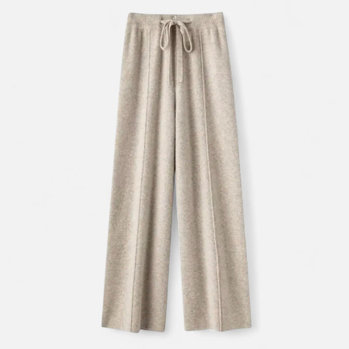 Women’s Wool Wide-Leg Knit Trousers