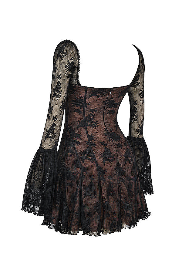 Women's lace corset dress