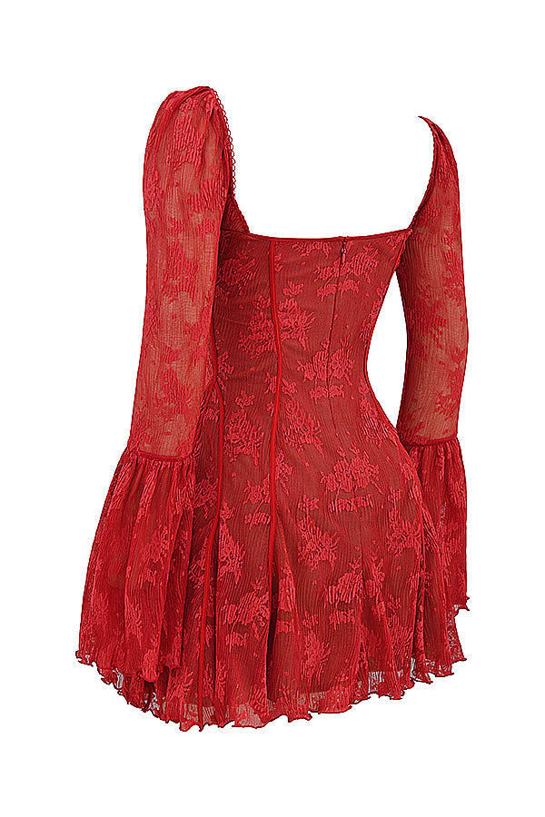 Women's lace corset dress