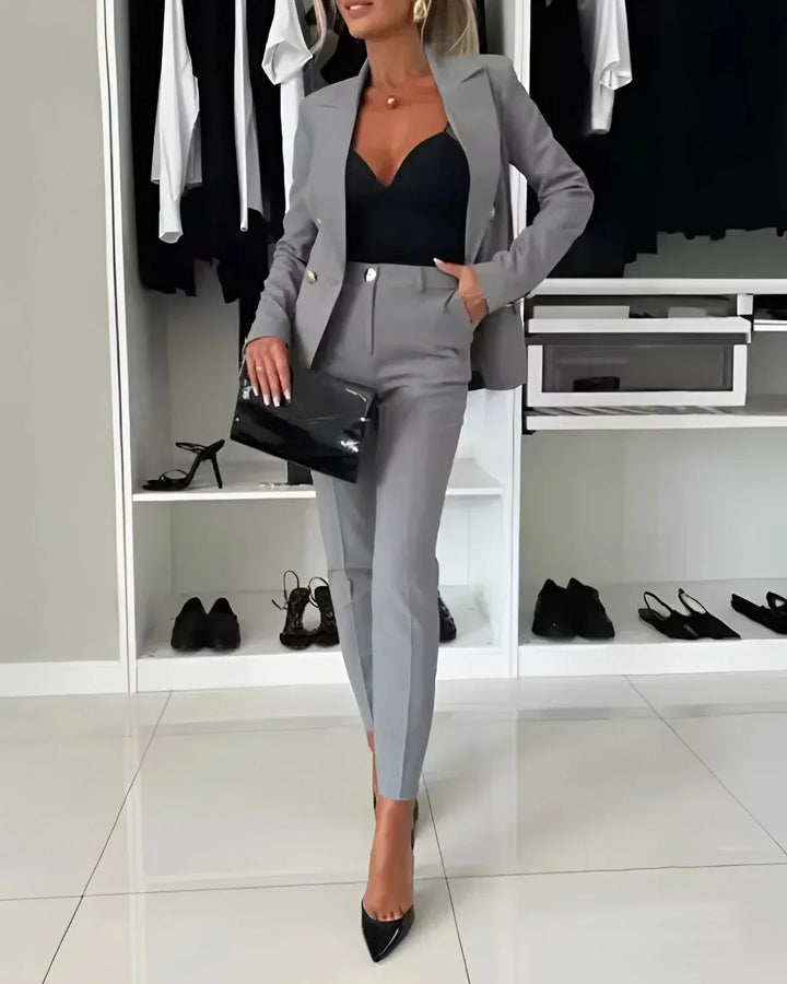 Paige | Women's Double Breasted Tailored Suit Set