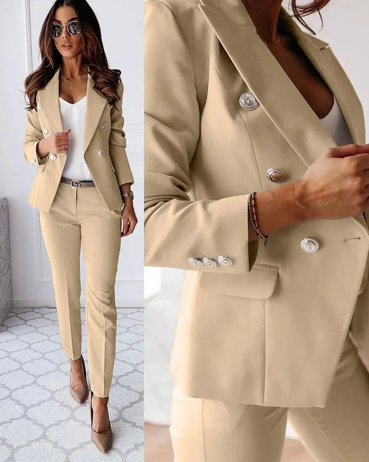 Paige | Women's Double Breasted Tailored Suit Set