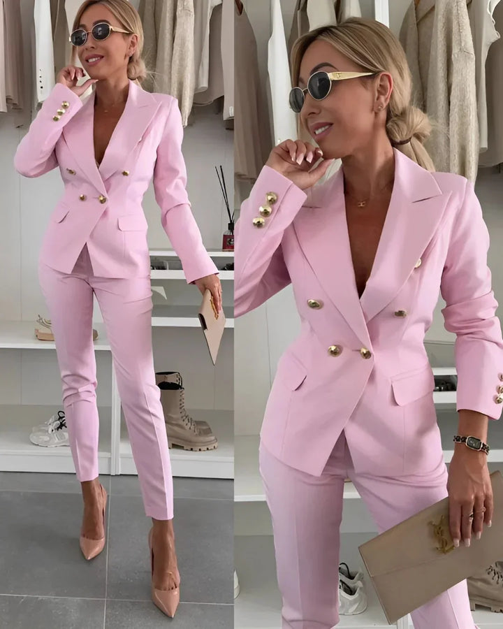 Paige | Women's Double Breasted Tailored Suit Set