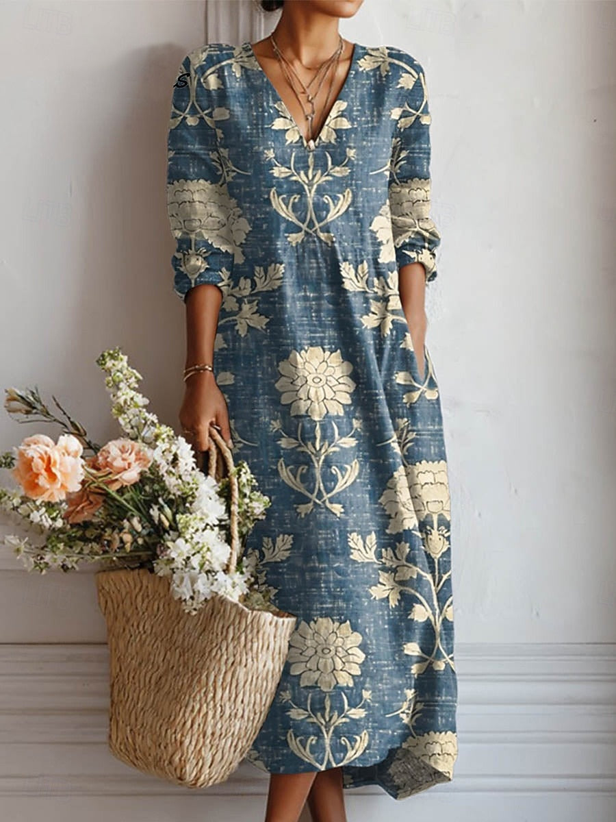 Everyday relaxed beach dress for women | Karin -1