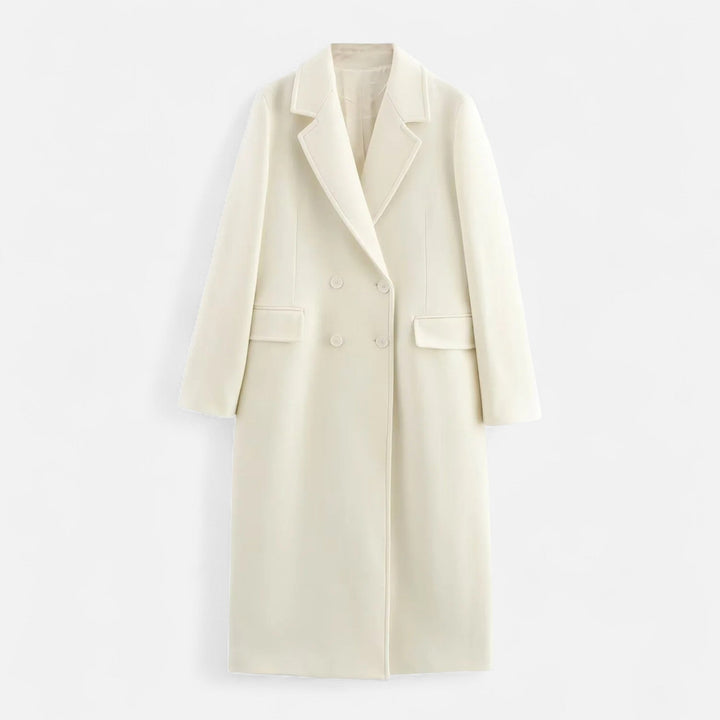 Women's Elegant Collared Trench Coat